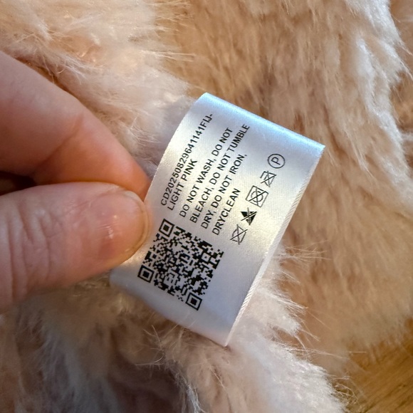 Cider Pink Faux Fur Trim Jacket - Picture 9 of 10